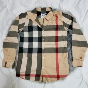 Burberry Boys Size 12Y Button Down
